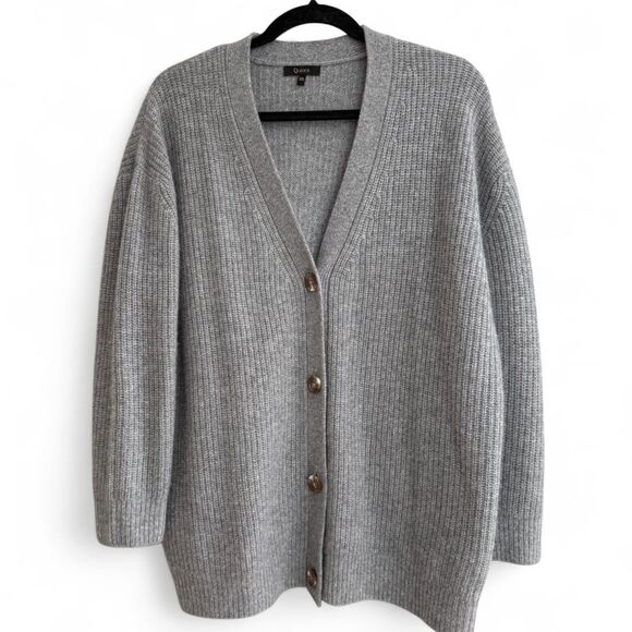 Quince Sweaters - Quince Mongolian Cashmere Oversized Boyfriend Cardigan Sweater Size XS